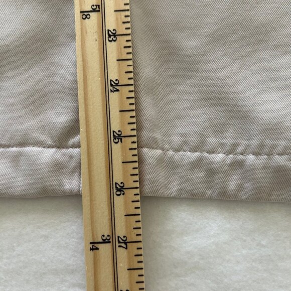 J. Jill Pure Jill Elements Draped-Front Jacket Womens SZL Beige Cotton Button - Picture 8 of 8